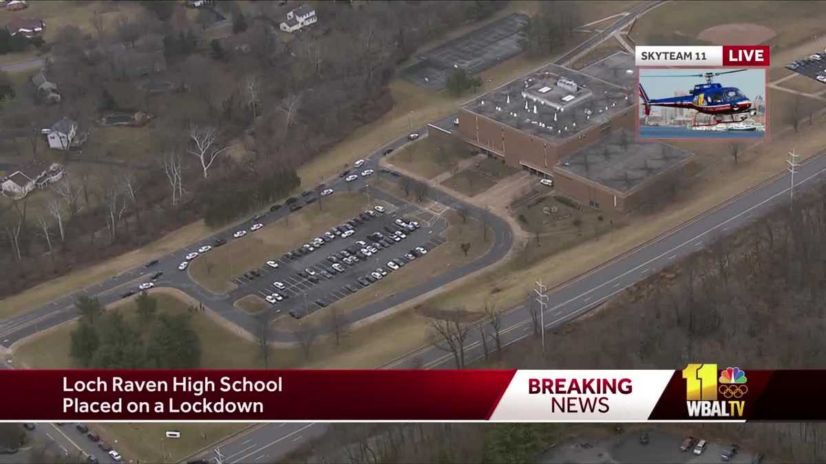 Photos: Loch Raven High School placed on lockdown