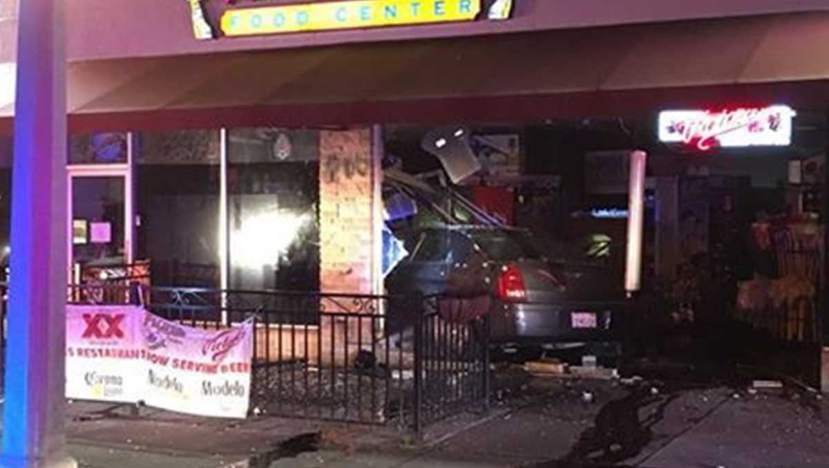 Teen crashes car into Lodi store during pursuit after suspected carjacking