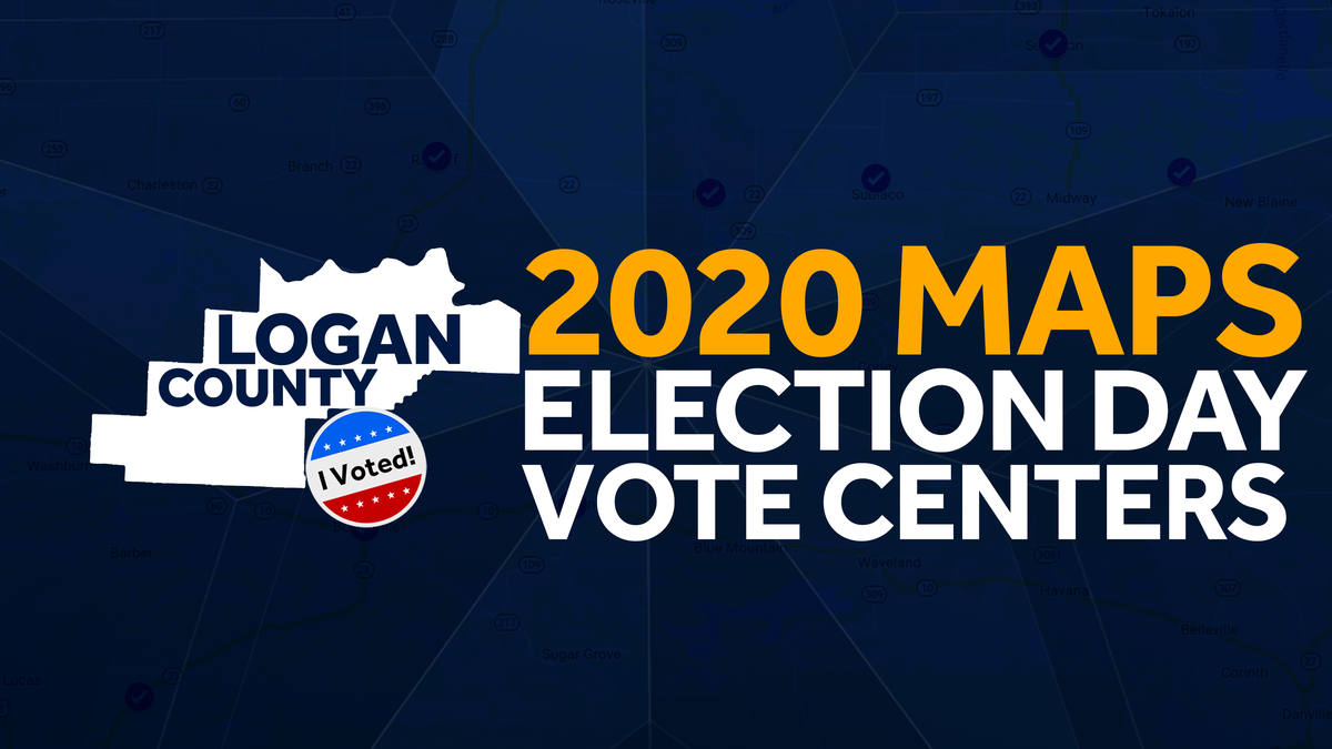 MAPS Where to vote in Logan County on Election Day 2020