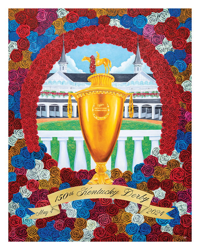 Official art for 150th Kentucky Derby unveiled