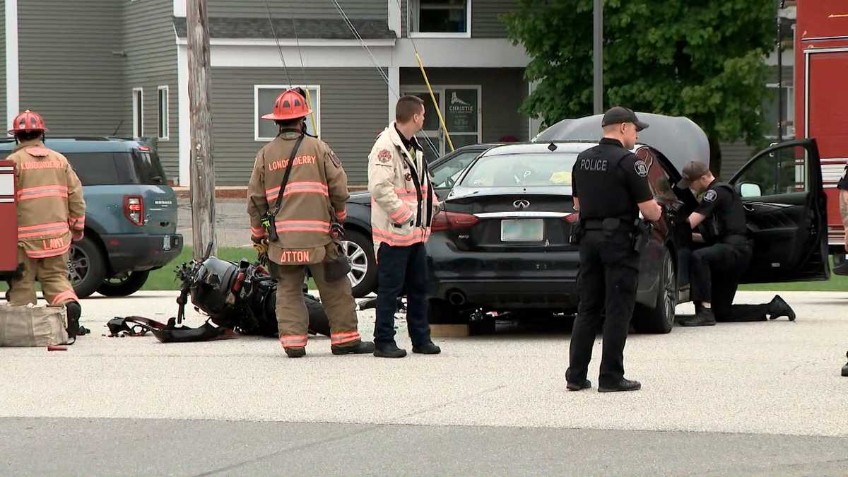 Route 102 in Londonderry closed due to serious crash involving motorcycle, police say – WMUR Manchester
