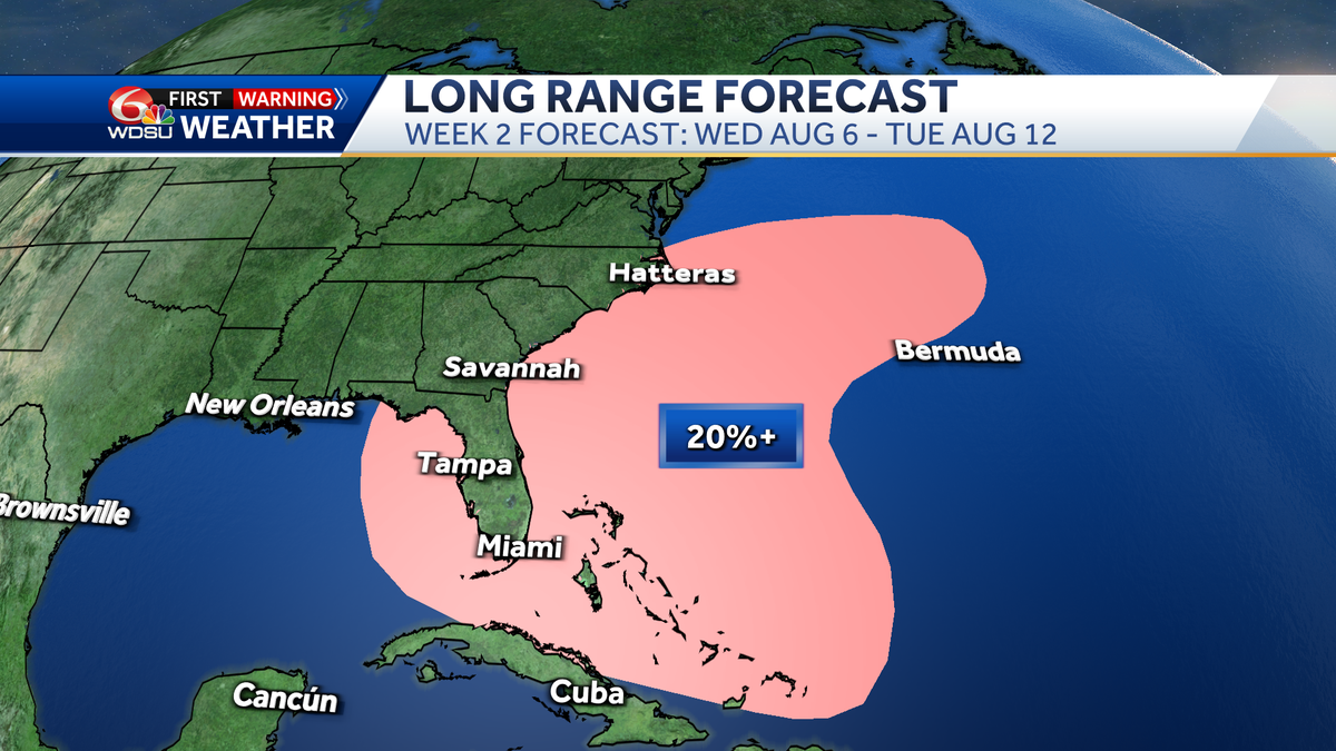 We could be tracking a tropical system mid-August. Here's where and when it could form