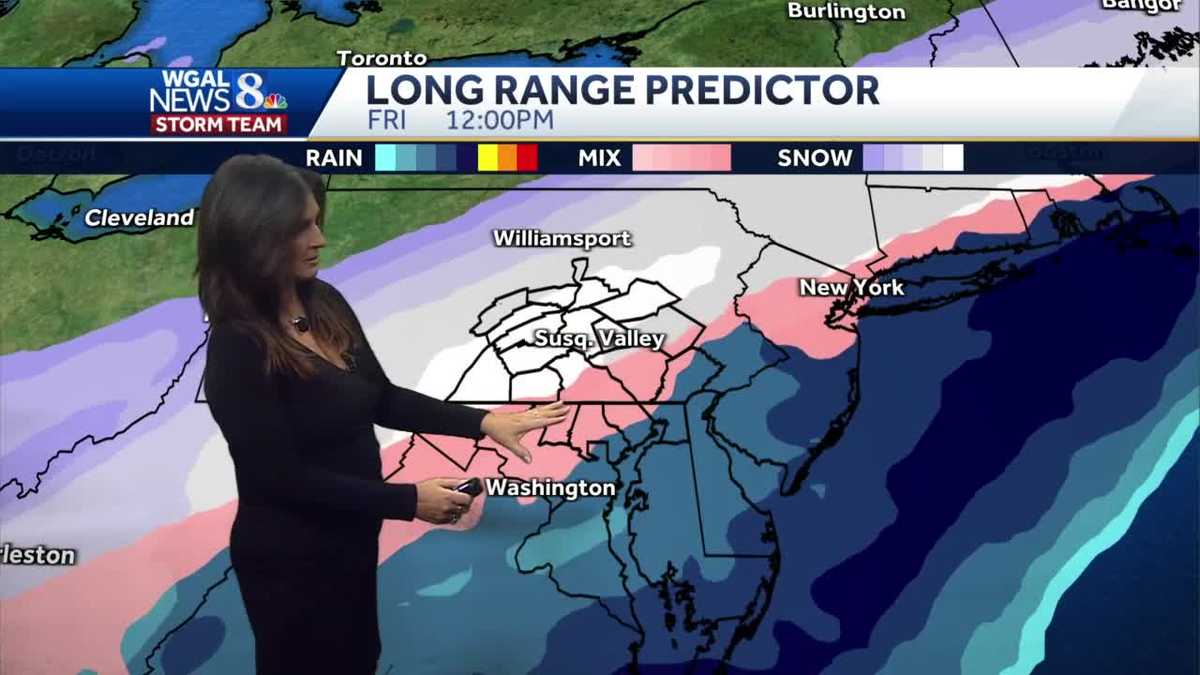 Our next storm system brings rain then a wintry mix