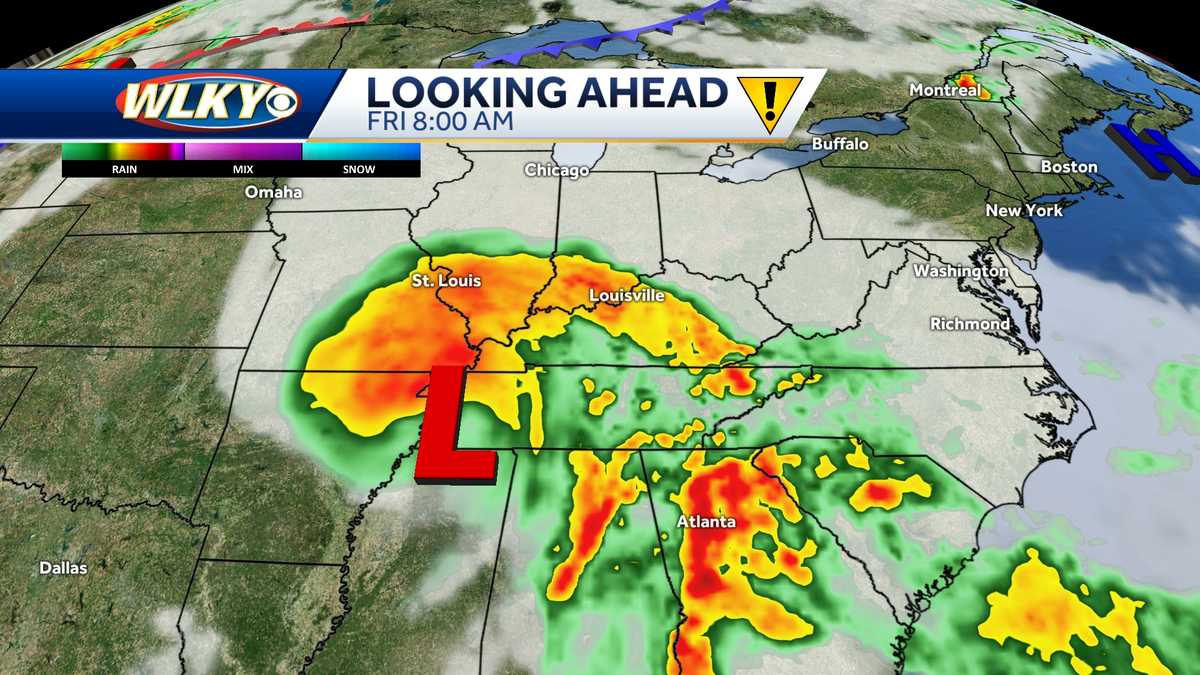 Louisville area to see heat return, hazy skies and rain chances