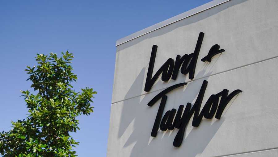 The Lord & Taylor logo is seen at one of their stores.