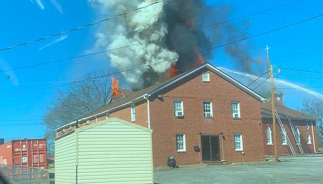 Powdersville communauté église incendie