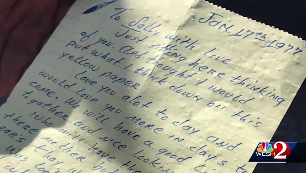 Orlando woman receives love letter her father penned 41 years ago