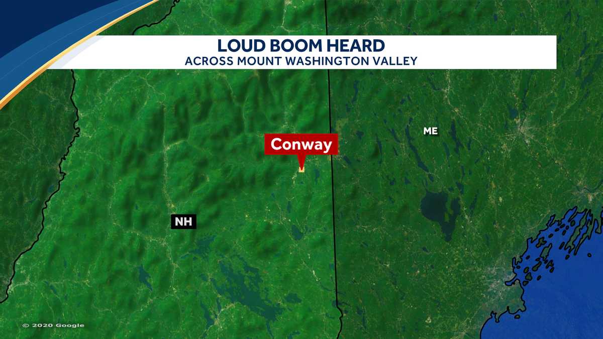 Loud boom heard in New Hampshire caught on video