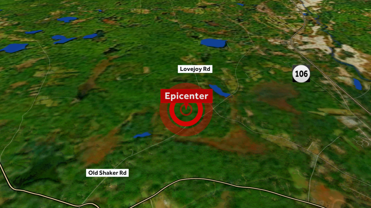 Loudon, New Hampshire earthquake hits Jan. 3, 2024