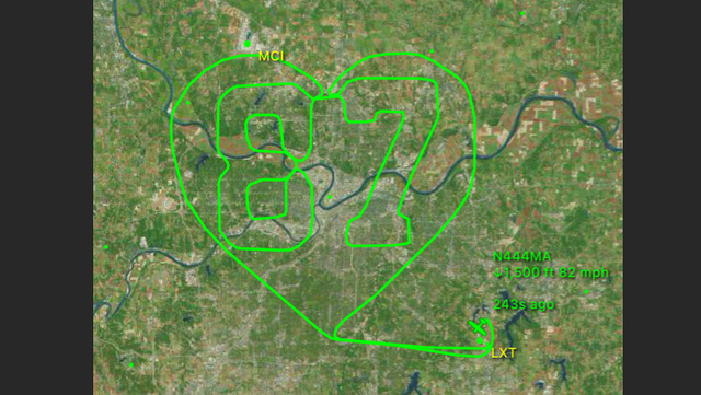 Plane route over Kansas City honors Kelce, Swift relationship - Vimarsana News