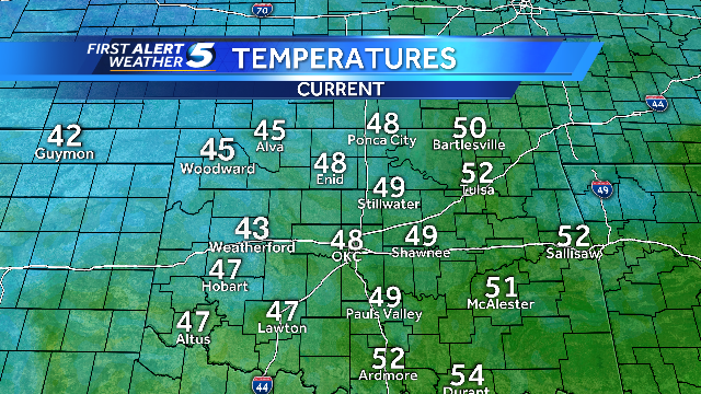 The coldest in 15 years for late May in Oklahoma City