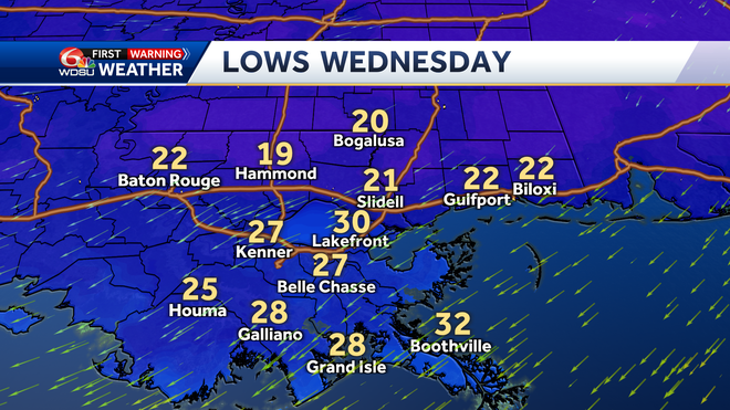 frigid arctic air