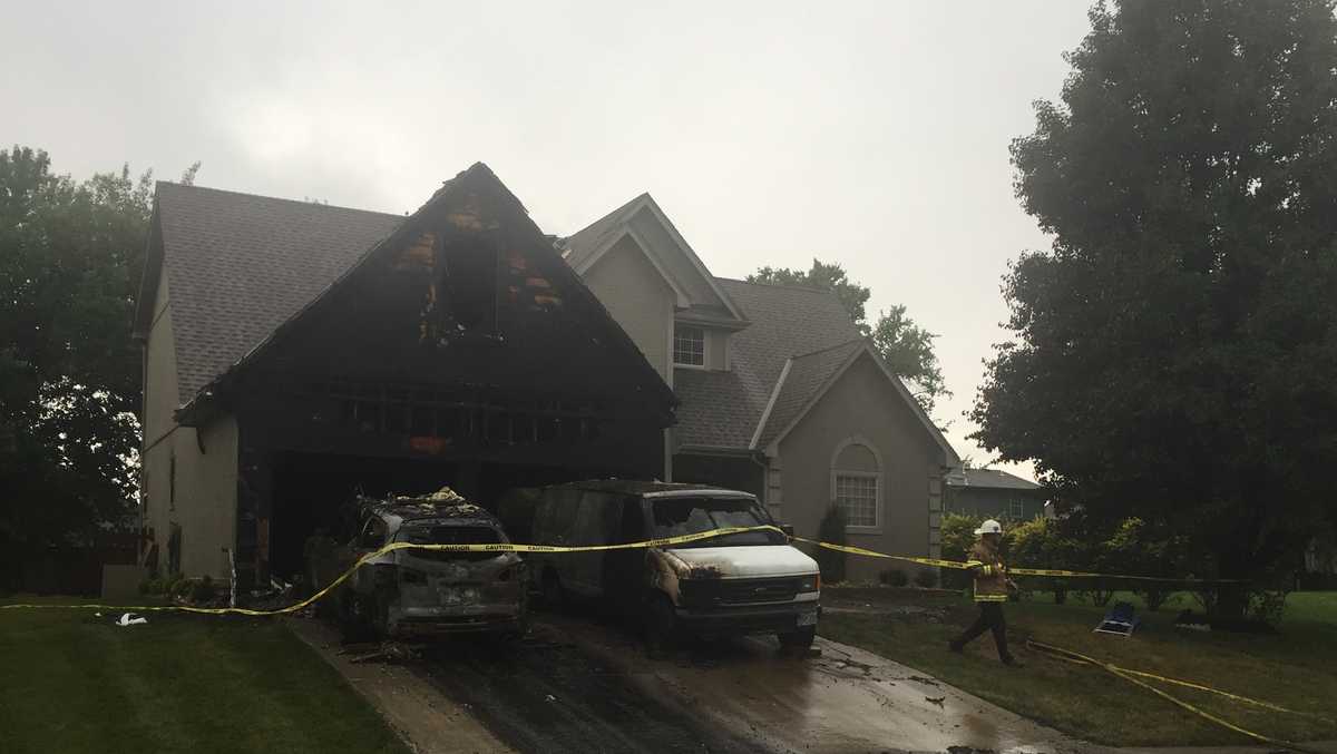 Dog awakens owner to house fire in Lee's Summit