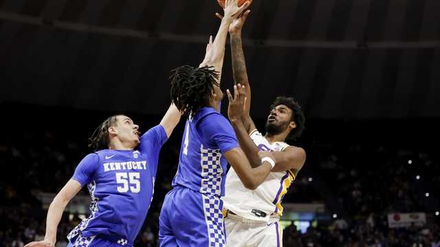 Eason, Pinson lead No. 21 LSU past No. 16 Kentucky, 65-60 - Vimarsana News