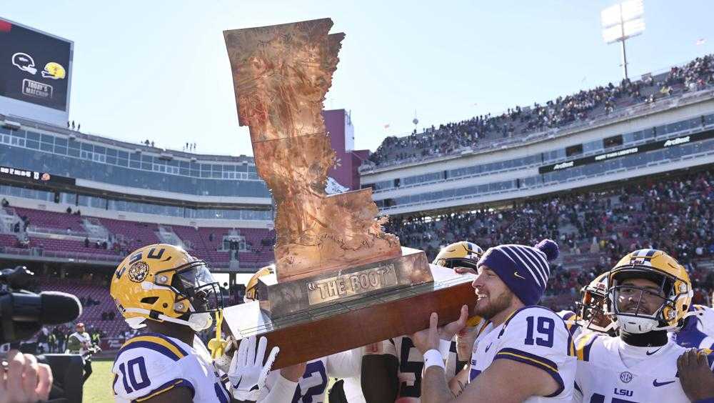 LSU enters top 5 in Week 13's College Football Playoff rankings