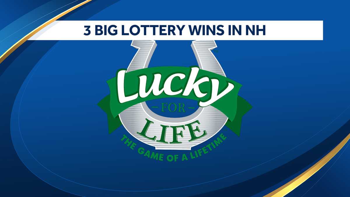 Three big 'Lucky For Life' wins reported in New Hampshire