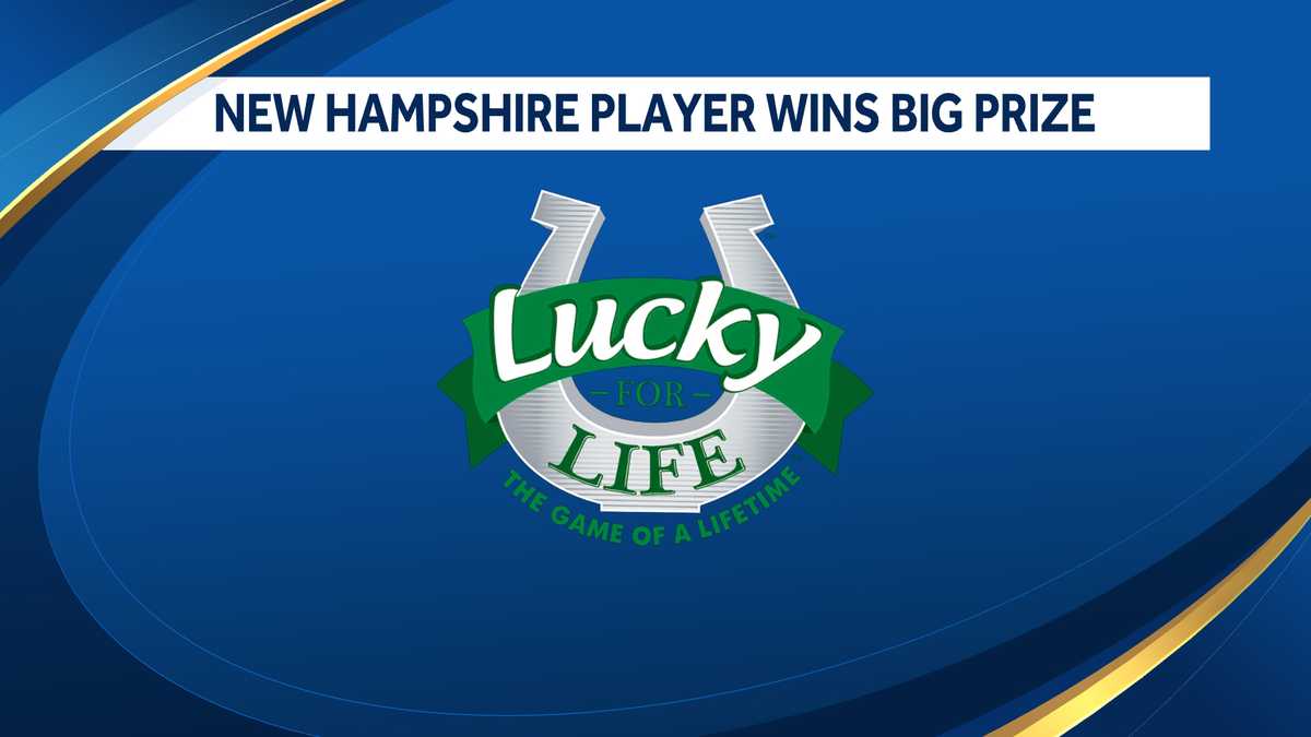 New Hampshire player wins secondtier 'Lucky For Life' prize