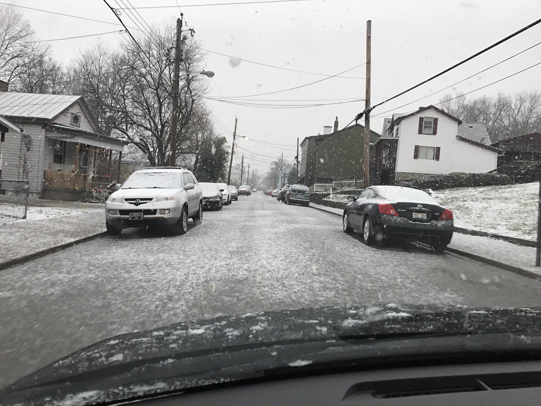 Photos: First Accumulating Snow Of The Season