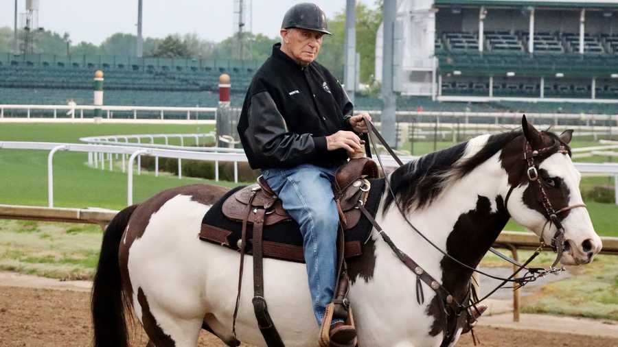 D. Wayne Lukas at Churchill Downs
