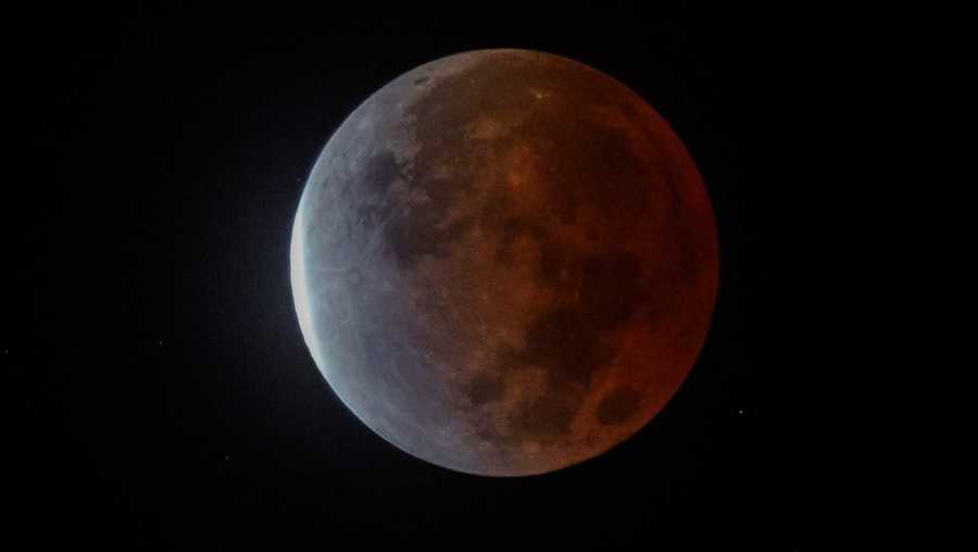 Recent lunar eclipse. Photo: Brandon Mole
