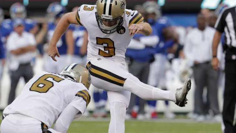 Saints training camp Andrus Peat Wil Lutz Jake Heaner