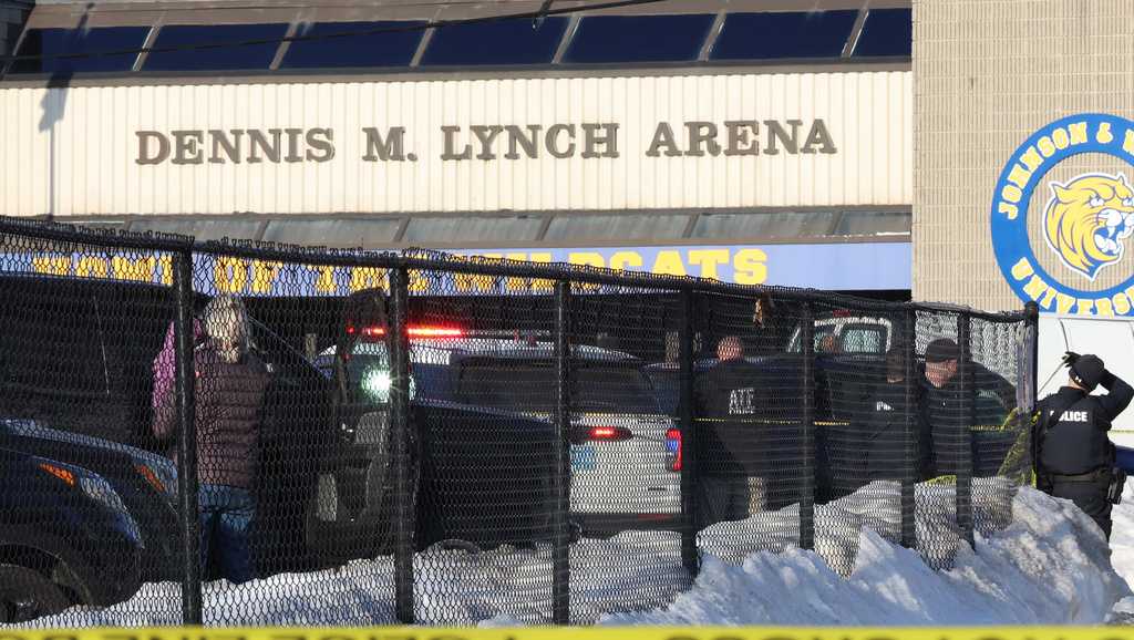 Rhode Island hockey rink shooting victims are shooter's son, boy's mother, mayor says