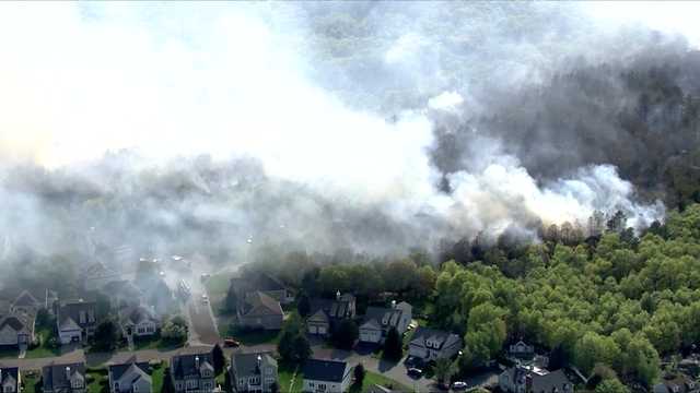 Flames from Mass. brush fire come with 20 feet of North Shore homes - Vimarsana News