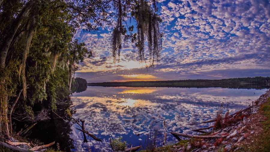 Mackerel Sky at Lake Warren. Photo: Doug Noll