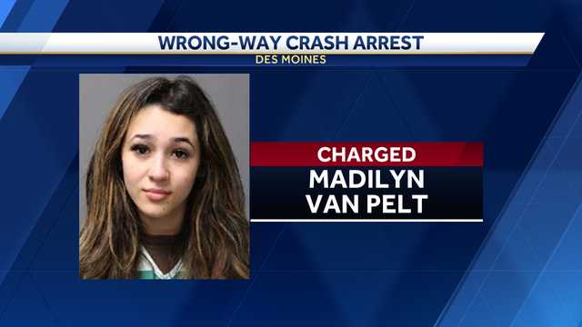 Iowa woman charged with OWI after wrong-way crash on I-235 - Vimarsana News