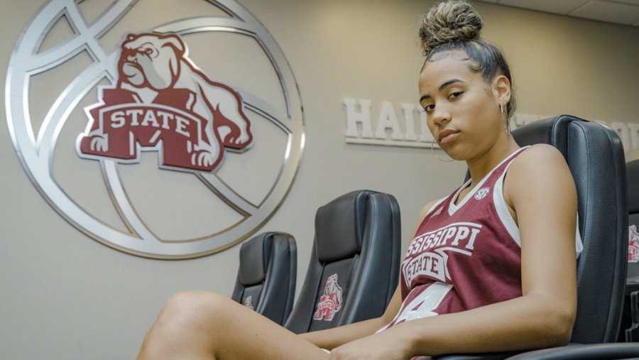 Basketball star Madison Hayes is staying at Mississippi State