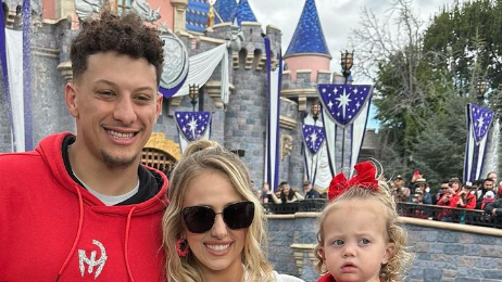 Patrick Mahomes and family celebrate Super Bowl win at Disneyland