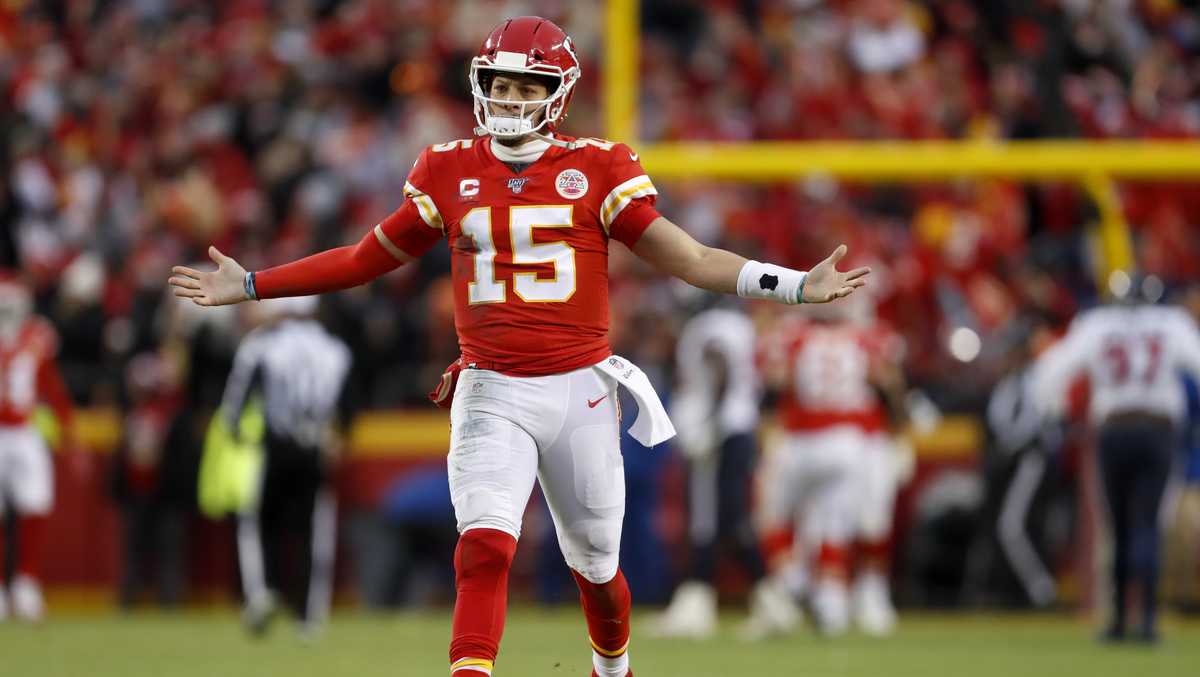 Patrick Mahomes among top players on merchandise sales list