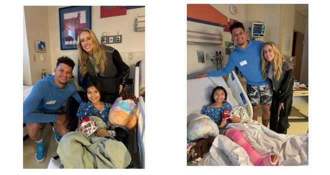 Patrick,&#x20;Brittany&#x20;Mahomes&#x20;visit&#x20;children&#x20;wounded&#x20;in&#x20;shooting&#x20;at&#x20;the&#x20;hospital