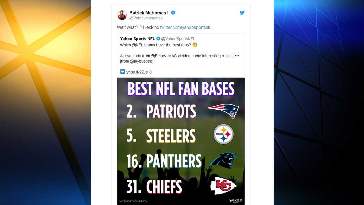 Study calls Chiefs fan base one of the worst in the NFL
