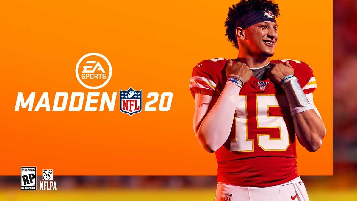 Chiefs QB Mahomes II on cover of 'Madden NFL 20'