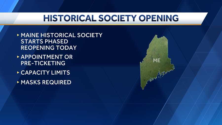 The Maine Historical Society is starting its phased reopening plan