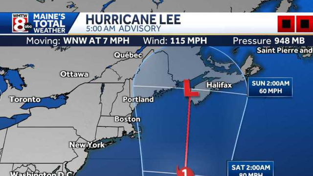 Maine in Hurricane Lee's forecast cone - Vimarsana News