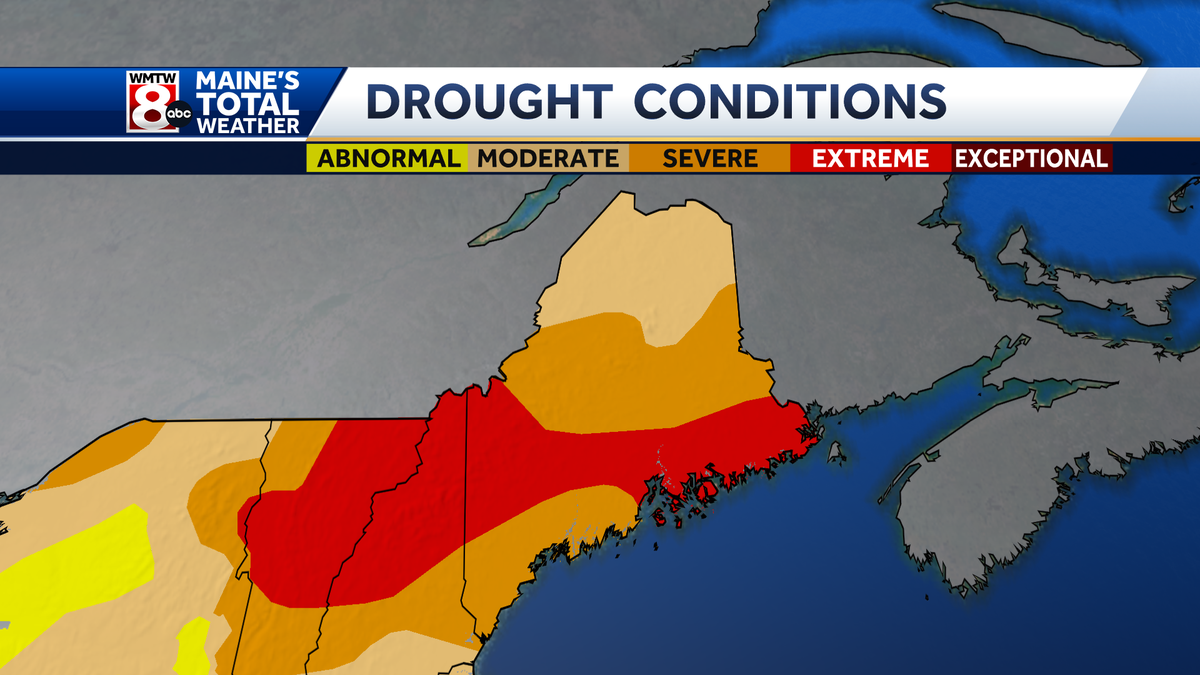 Maine's extreme drought rapidly expanding