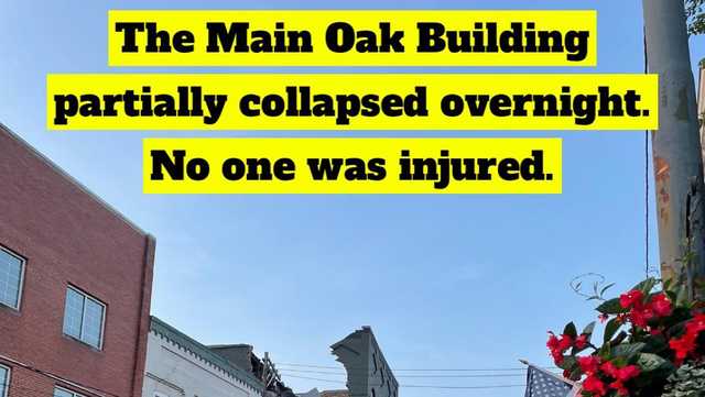 Mount Airy's Main Oak building in downtown partially collapses - Vimarsana News