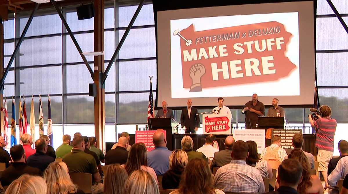 Fetterman, Deluzio roll out 'Make Stuff Here' manufacturing plan