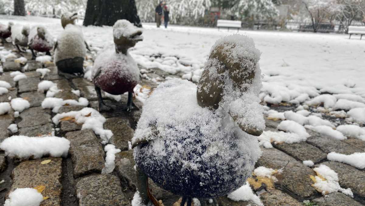 Friday snowstorm crushes Boston record for this date, entire month