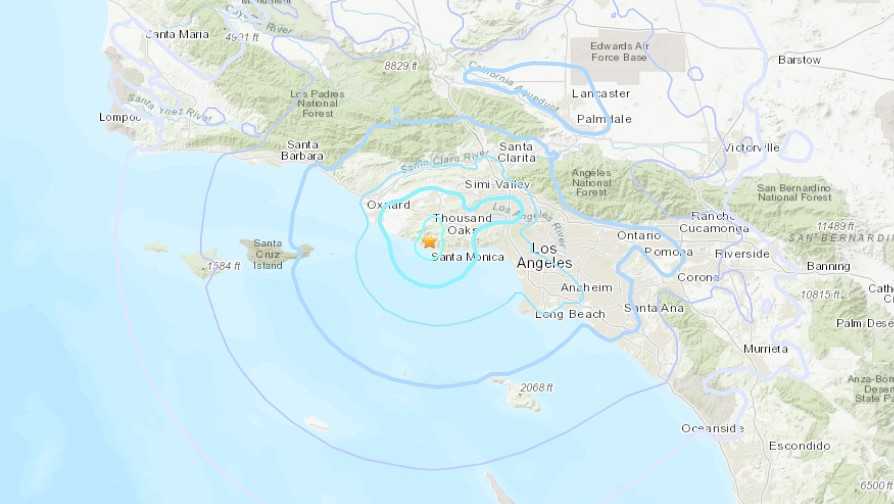 4.6 magnitude earthquake shakes Los Angeles area