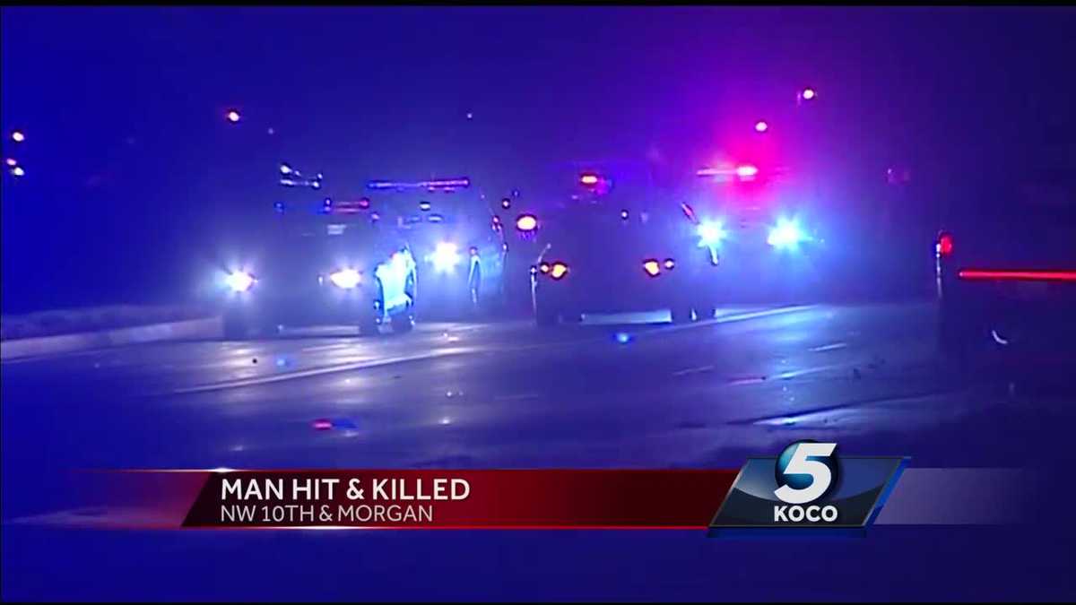 Man standing in middle of NW OKC road dies after being hit by vehicle