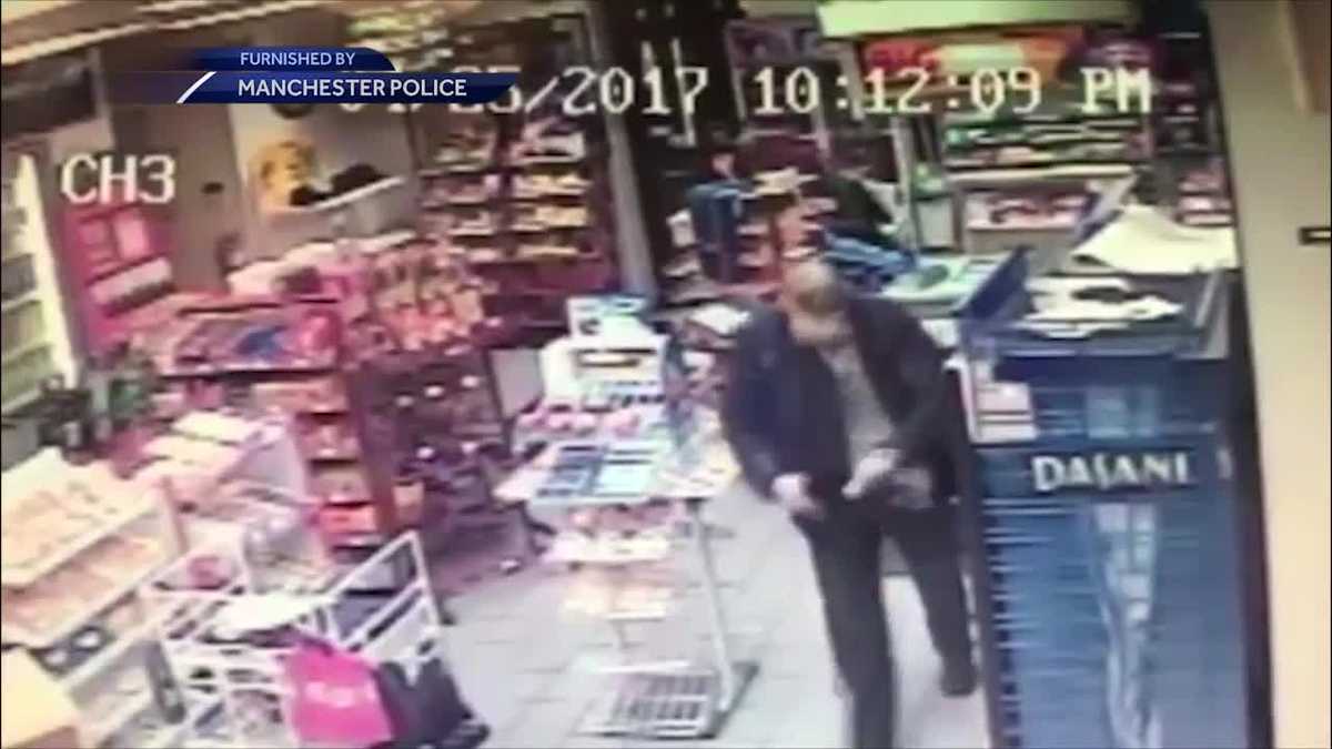 Man lunges over counter, grabs cash drawer at Manchester gas station ...