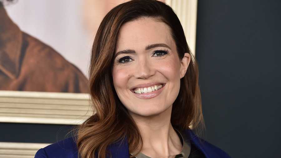Mandy Moore arrives at a "This Is Us" series finale screening on Sunday, May 22, 2022 at The Academy Museum of Motion Pictures in Los Angeles.