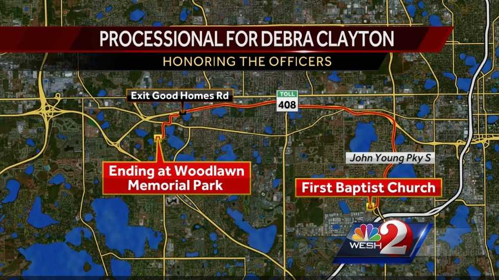 Funeral, processional arrangements made for two officers killed