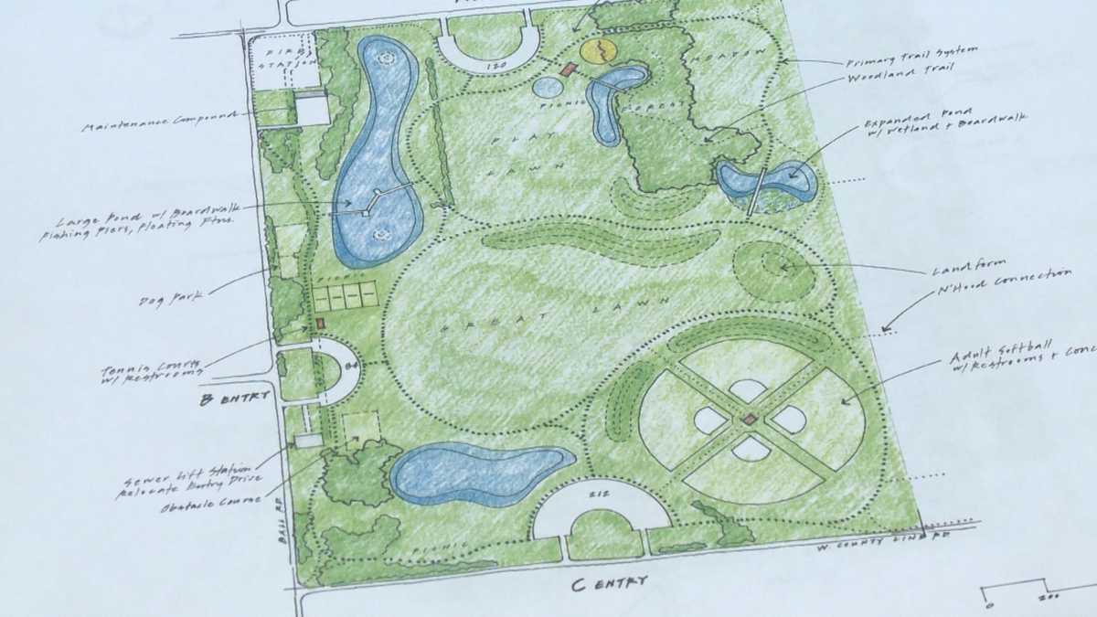 City of Springdale debuts design for Shaw Family Park proposal