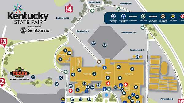 MAP: Find your way around the Kentucky State Fair