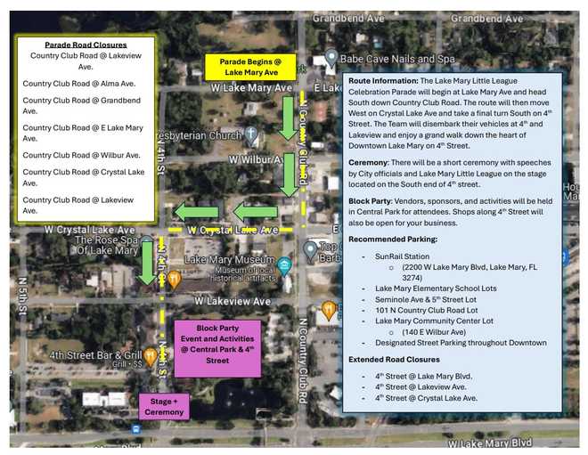 parade map