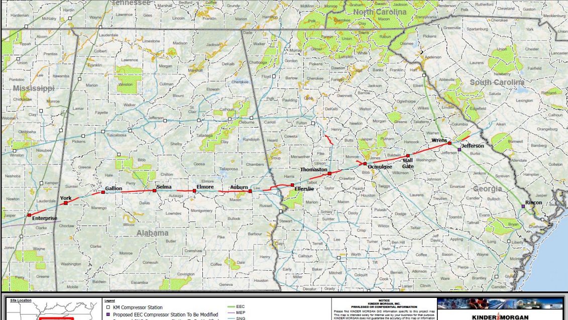 $3 billion major natural gas pipeline expansion planned in the Southeast